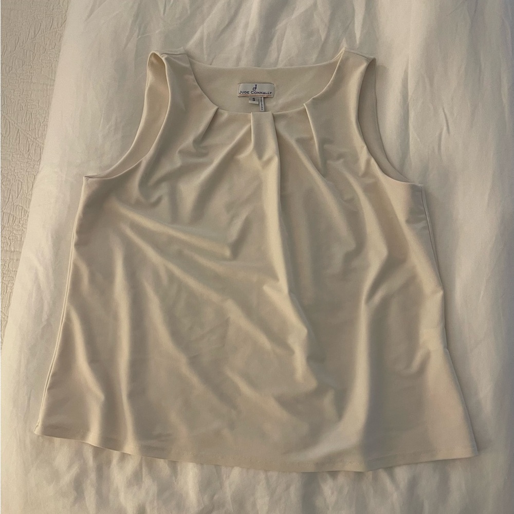 Jude Connally white tank top